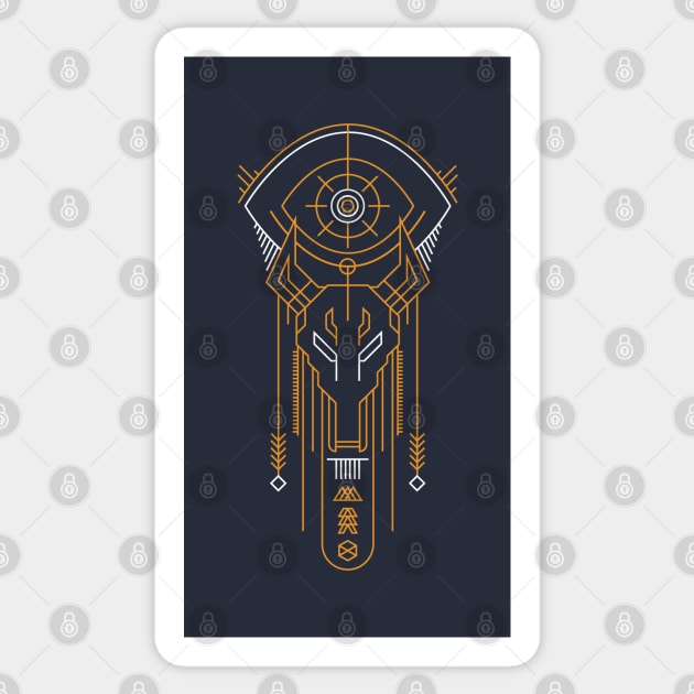 Curse of Osiris Sticker by BadBox